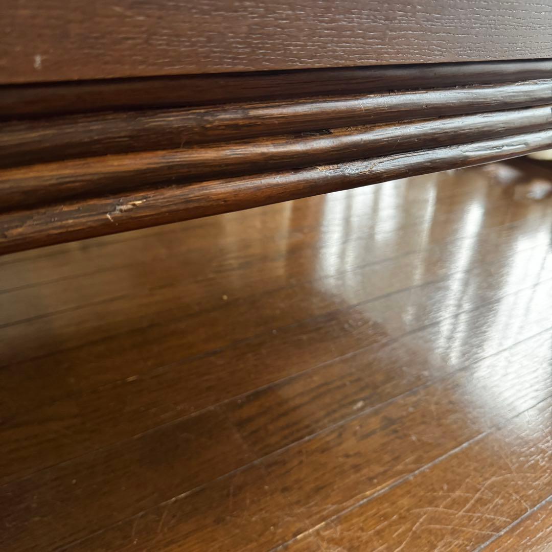 【ゆうちゃん】木製ガラストップ アジアンテイスト こたつテーブル