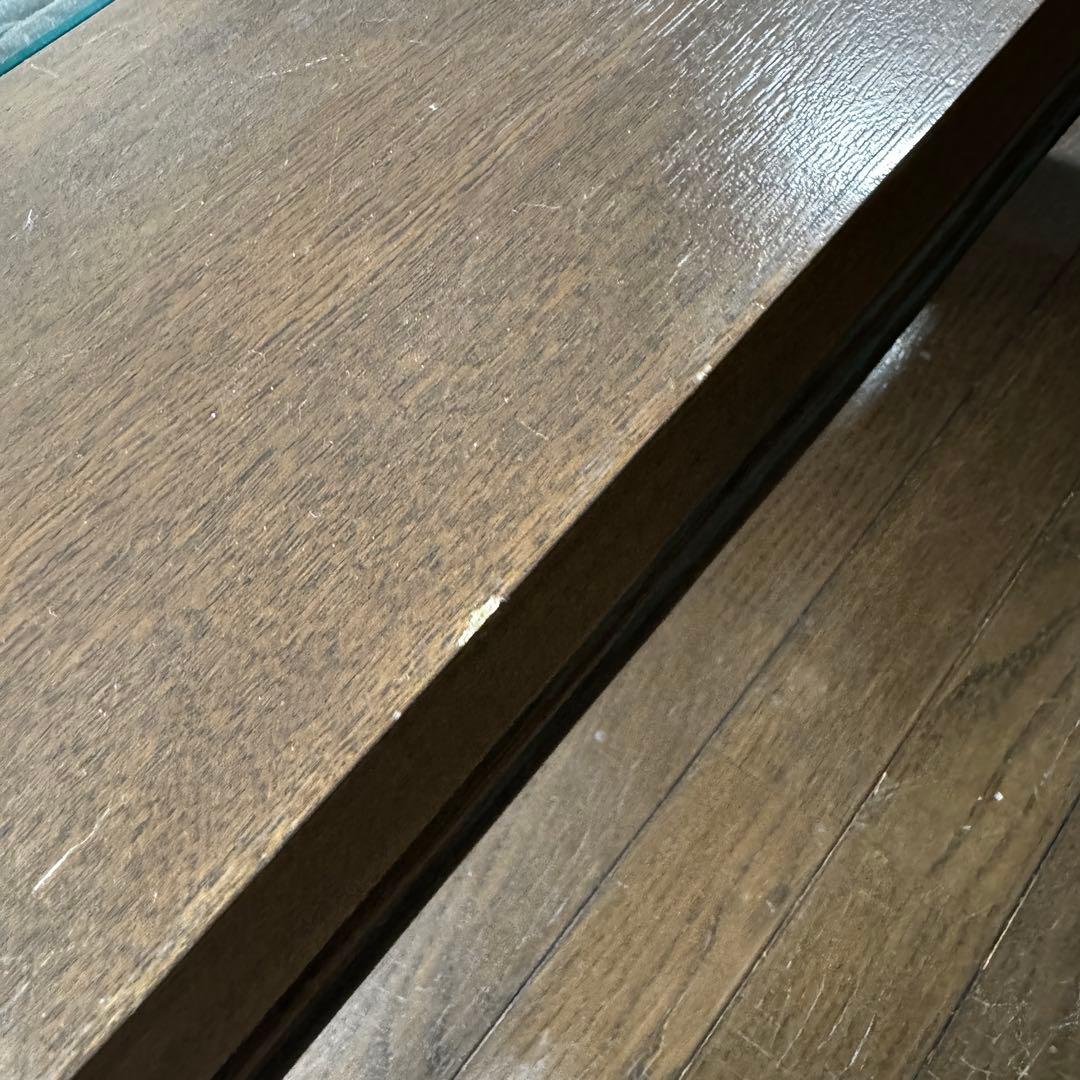 【ゆうちゃん】木製ガラストップ アジアンテイスト こたつテーブル