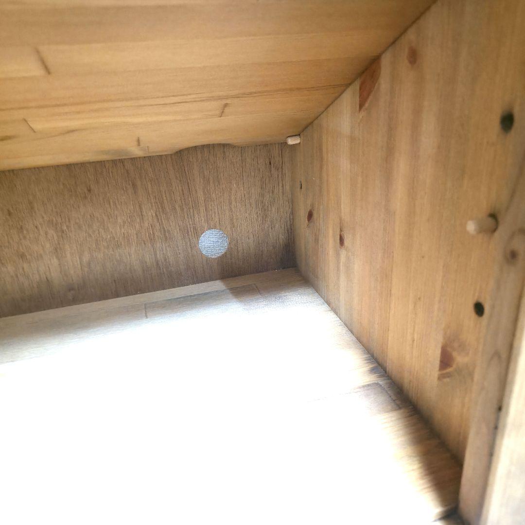 【16】カントリー家具 ハンドメイド カントリー調 キャビネット ハートの扉