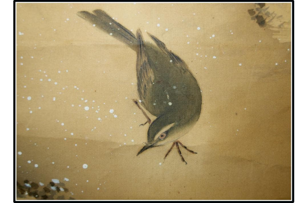 日本時代の掛け軸その肉筆保証　激安骨董品　※江戸鎌倉平安 X1066C16-8