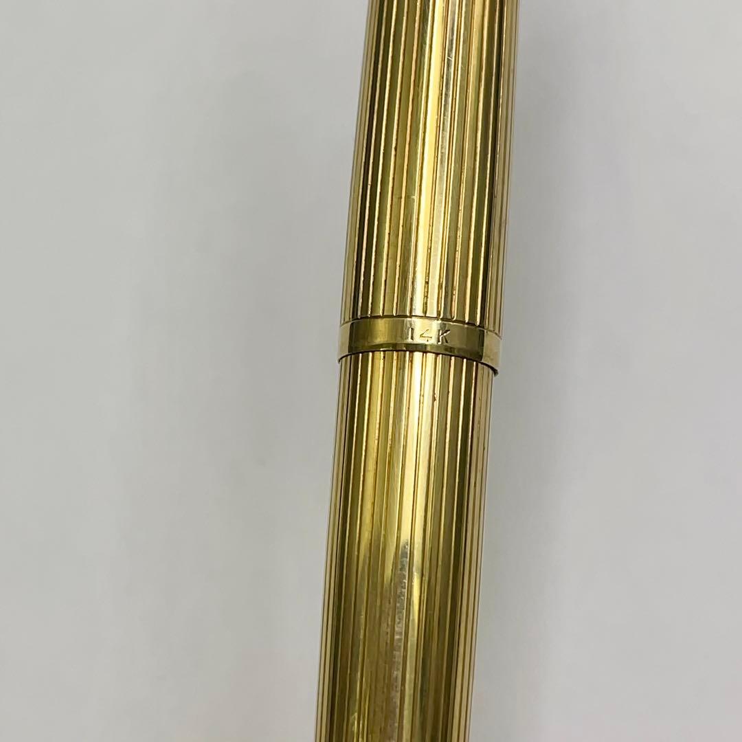 レア 希少 PLATINUM プラチナ 万年筆 14Kボディ 18Kペン先