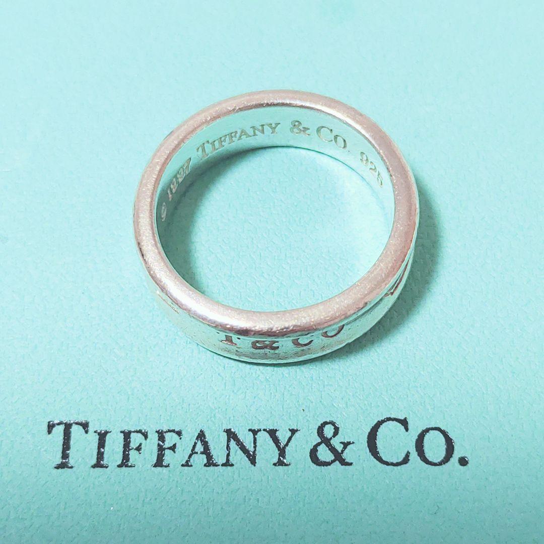 Tiffany ナローリング メンズリング ナローリング 18.5号