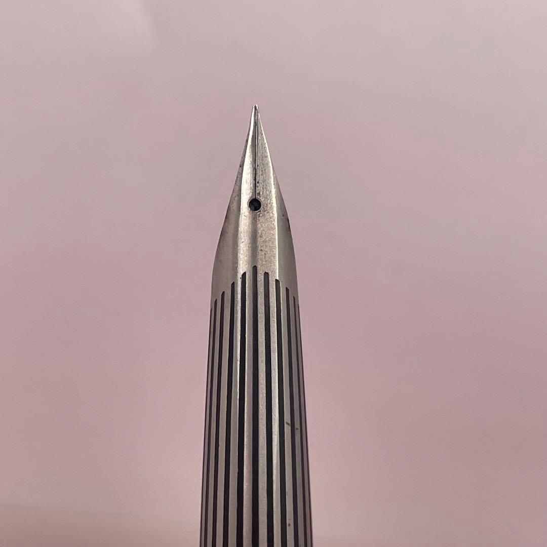 ★PE576□PILOT μ パイロット ミュー ストライプ 箱付き 万年筆