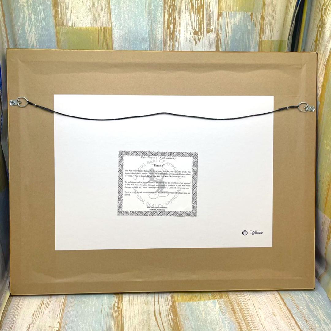 1000点限定 激レア★ターザン TARZAN 額縁 ピンバッジ★ディズニー