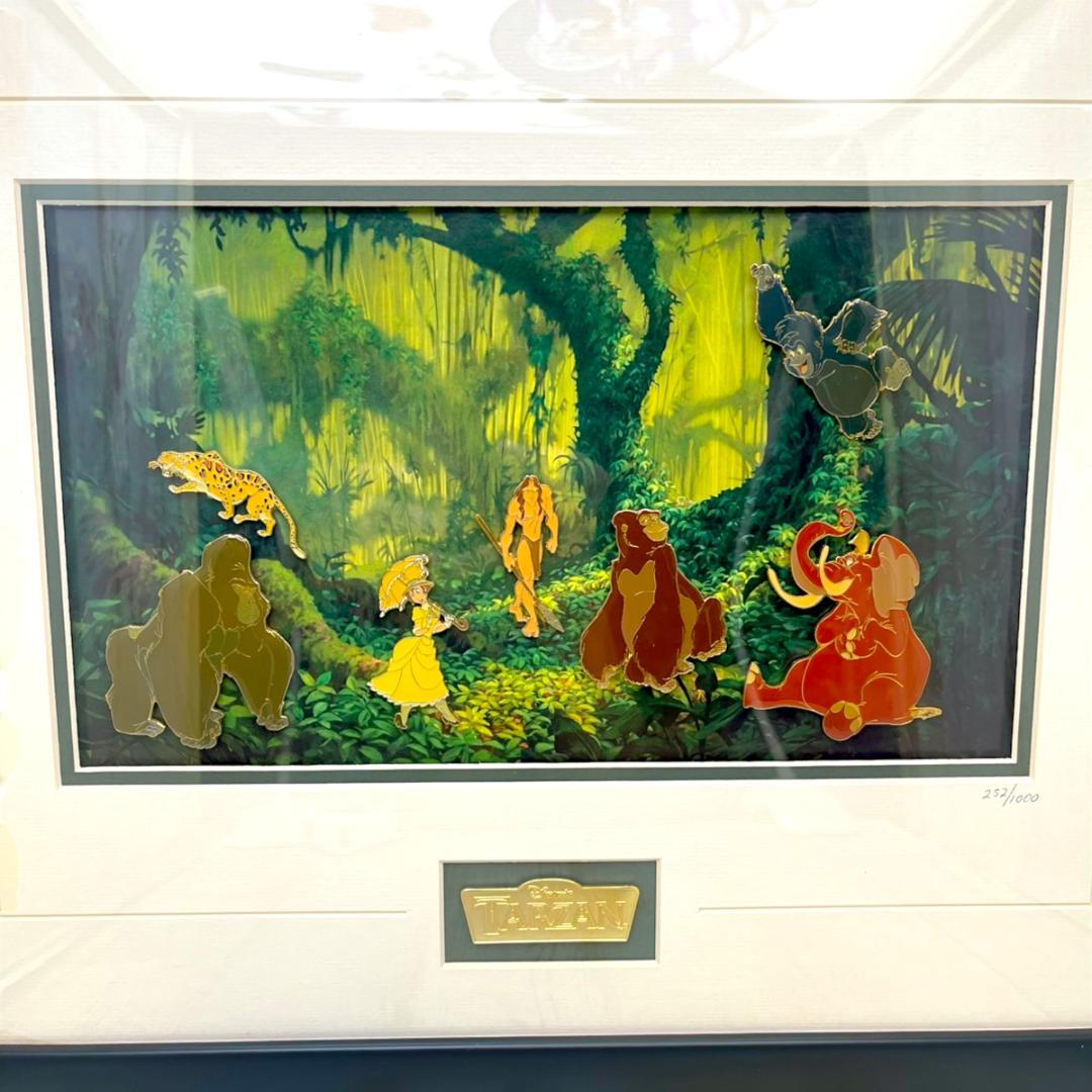 1000点限定 激レア★ターザン TARZAN 額縁 ピンバッジ★ディズニー