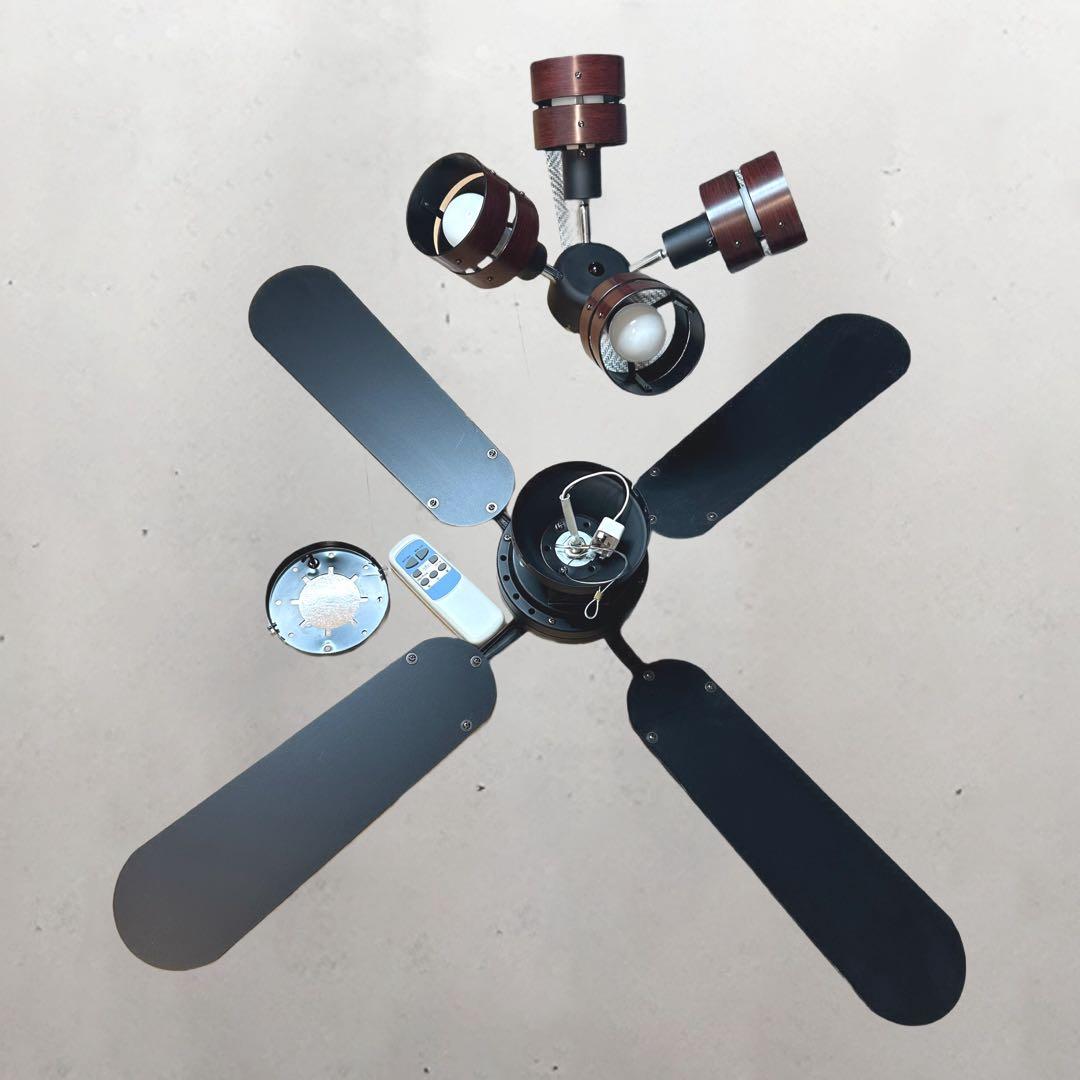 シーリングファンライト プライウッド 42インチシーリングファン リモコン付き