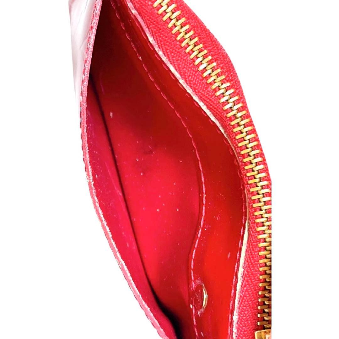 ルイヴィトン ヴェルニ ポシェットクレ ワイン CA3089 キーケース