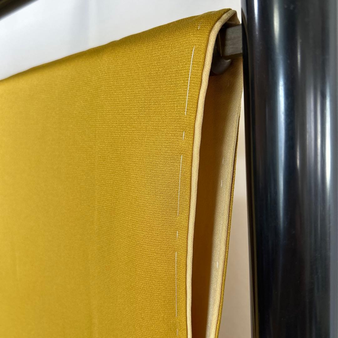 振袖☆成人式【正絹】☆身丈167 ☆黄土色系　★中古