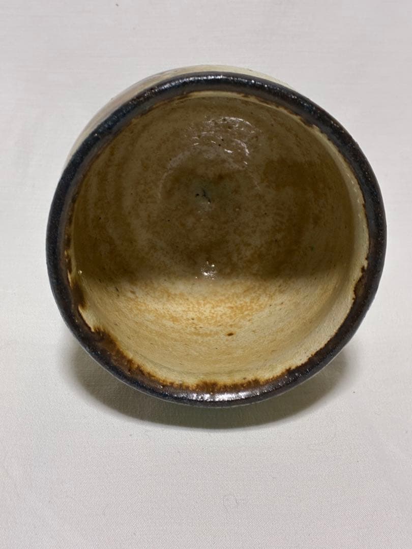 金城次郎　壺屋時代　三彩湯呑み　ぐい呑み　酒器 やちむん　民藝　人間国宝