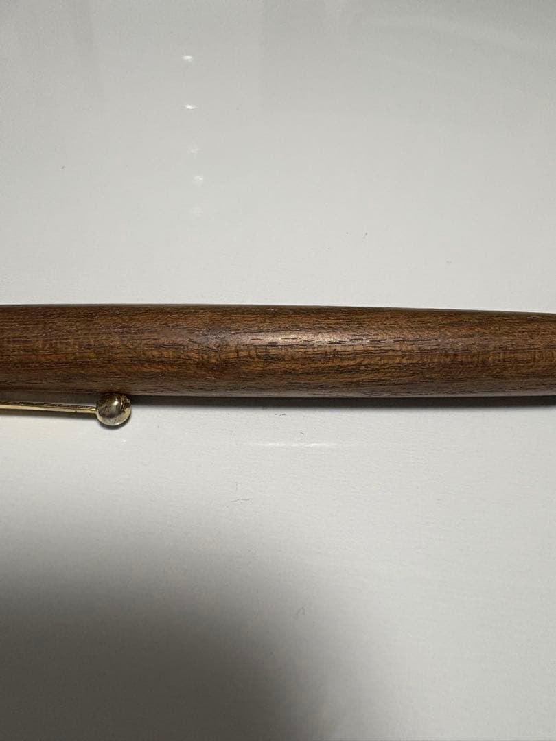 野原工芸　槐　えんじゅ　スタンダードボールペン　玉クリップ　ゴールド