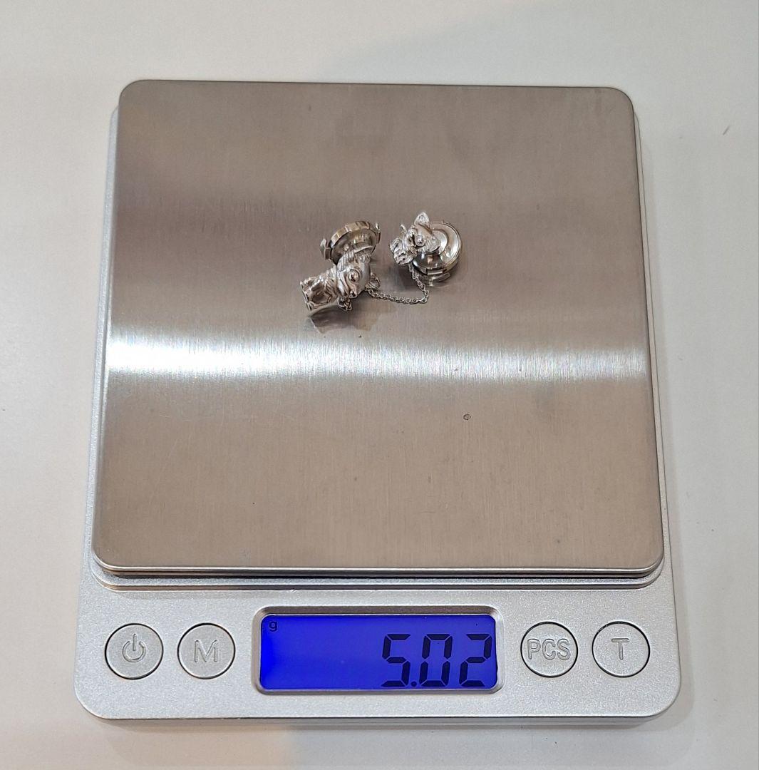 K18WGちわわブローチ