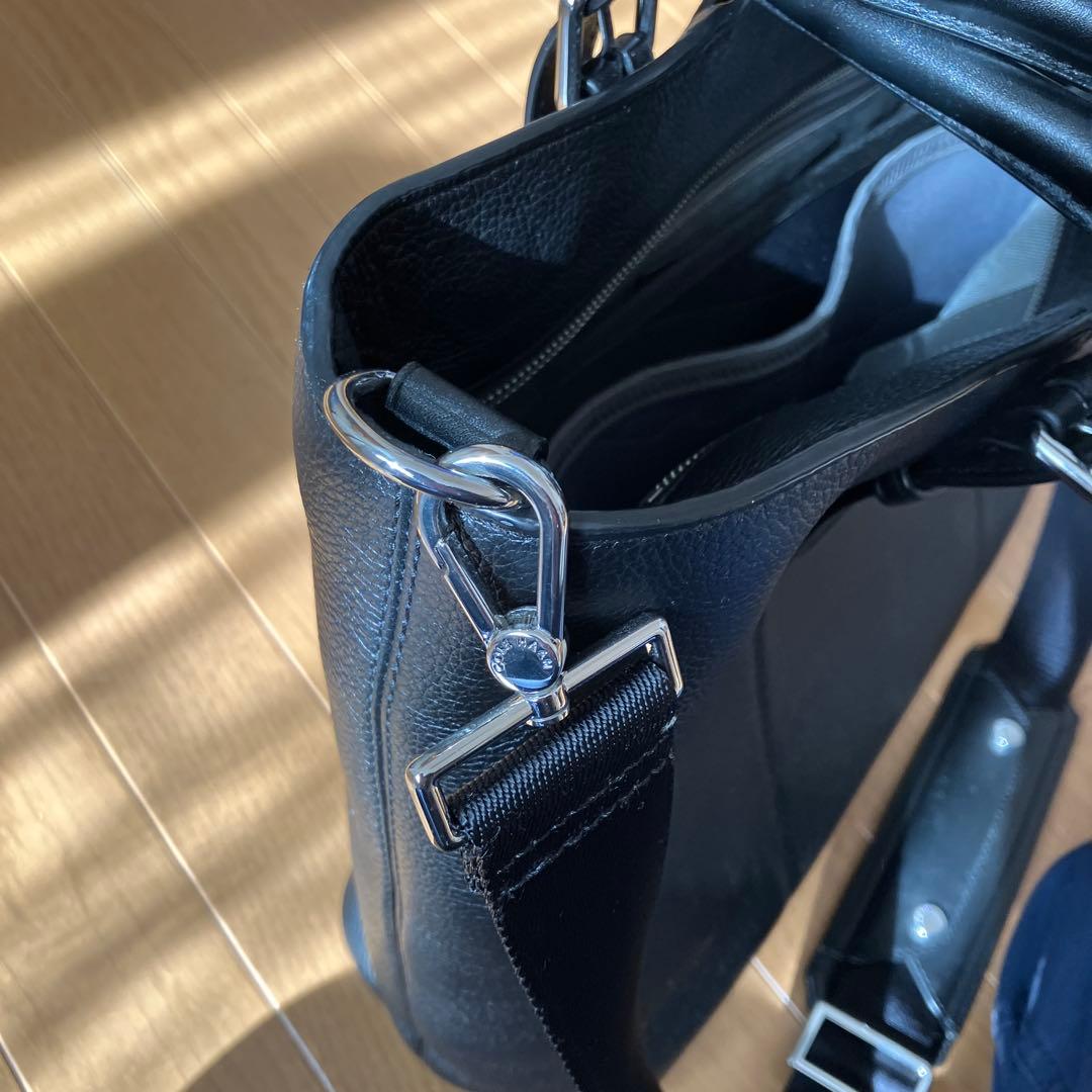 COLE HAAN ブラック ビジネスバッグ