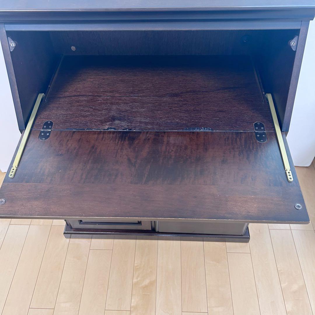 希少　大雪木工　アンティーク　ライティングビューロー　キャビネット　フルート30