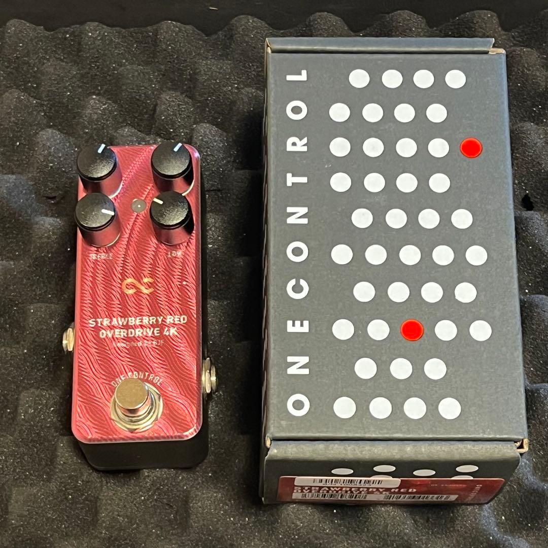 ギター ONE CONTROL STRAWBERRY RED OVERDRIVE 4K