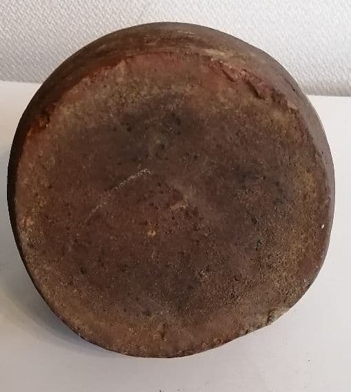 古唐津　飴釉徳利(首欠け)