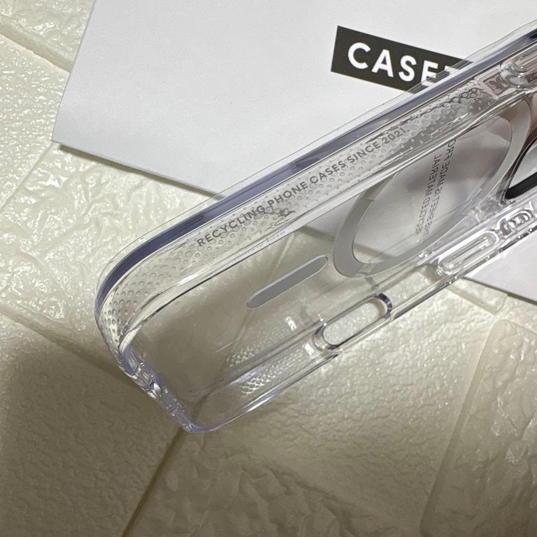 正規品 casetify iPhone16 インパクトクリアケースMagSafe