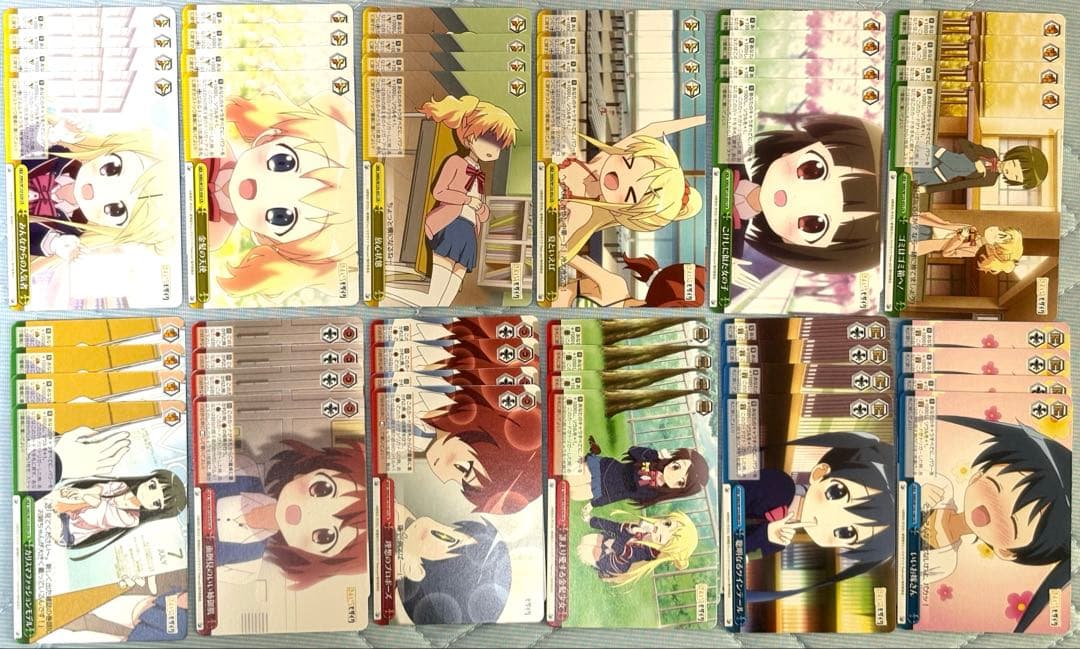 ヴァイスシュヴァルツ きんいろモザイク きんモザ 15th RR以下4コン b含