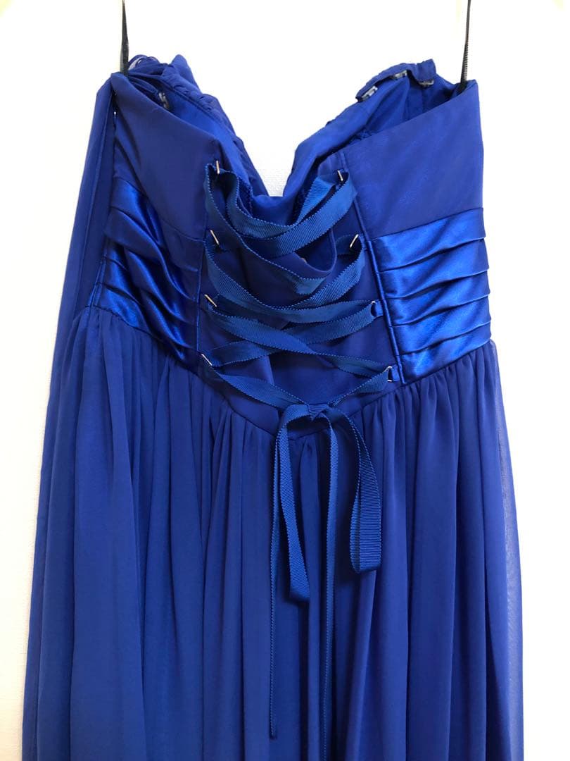 エメ　ロングドレス 青