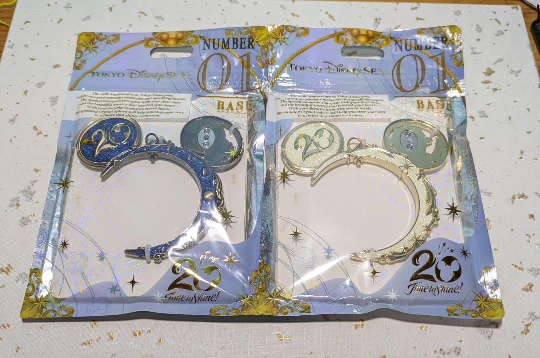 ⚠️中古品・長期保管⚠️ディズニーシー20周年クリスタルスフィア