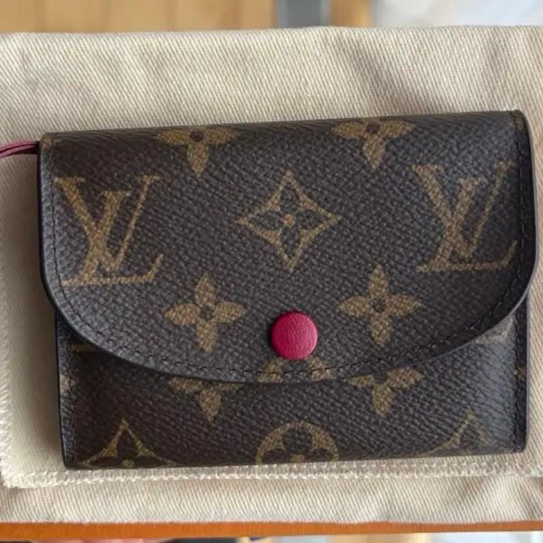 本日限定！ルイヴィトン ポルトモネロザリ モノグラム 折り財布 カード 小銭入れ
