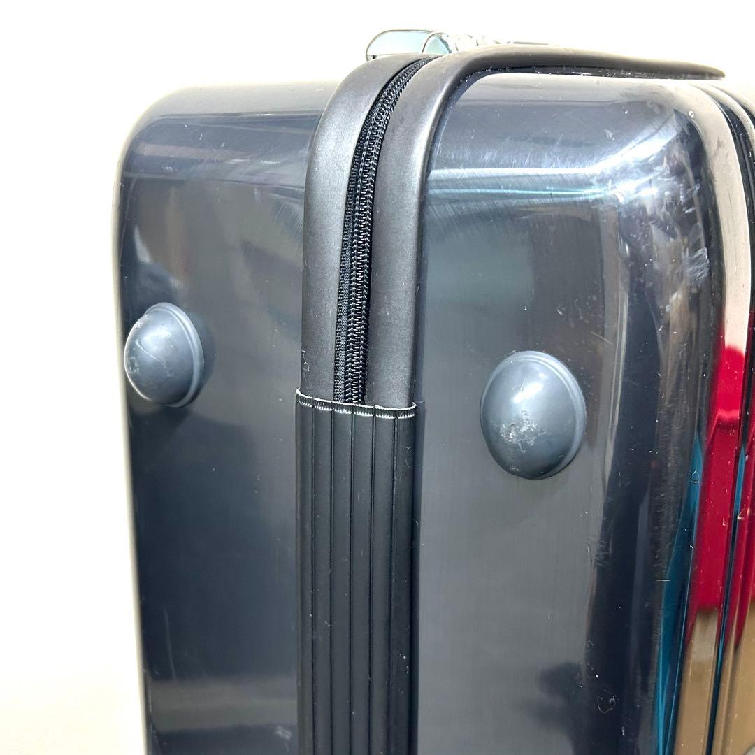 ゼロハリバートン 4輪 キャリーケース グレー系 大容量 傷あり