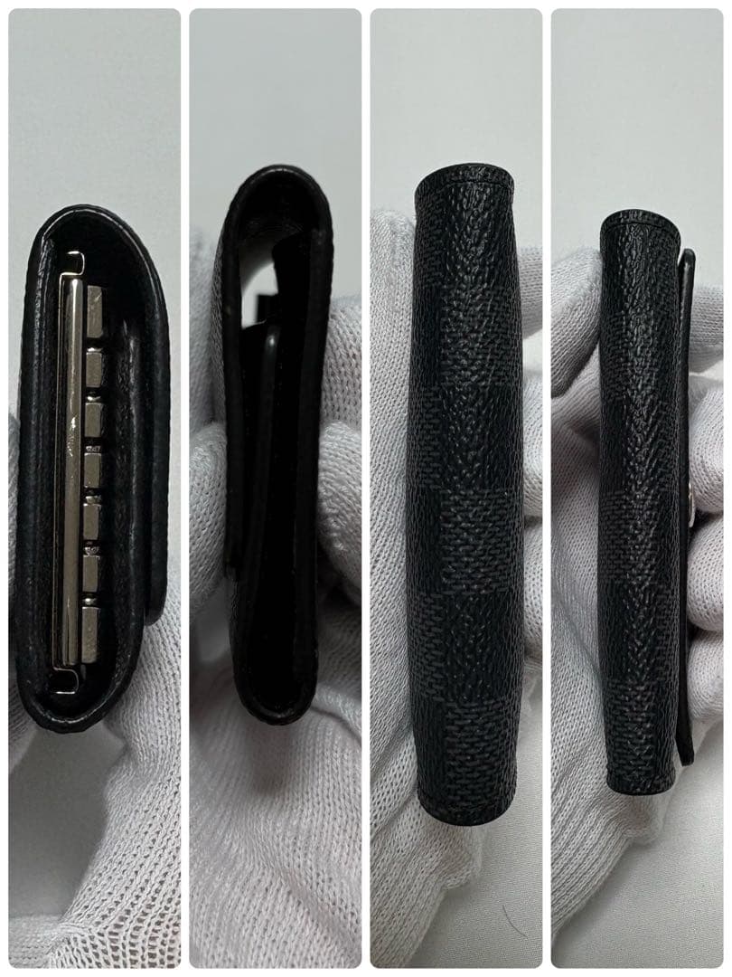 ルイヴィトン　ダミエ　グラフィット　ミュルティクレ　6連キーケース