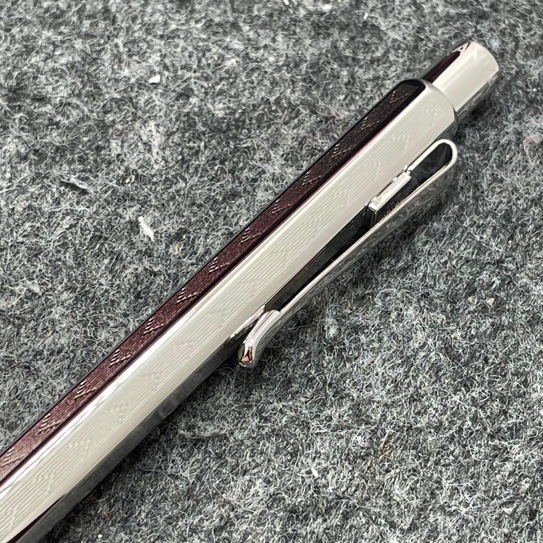 PE1244□カランダッシュ エクリドール シェブロン ノック式ボールペン 美品