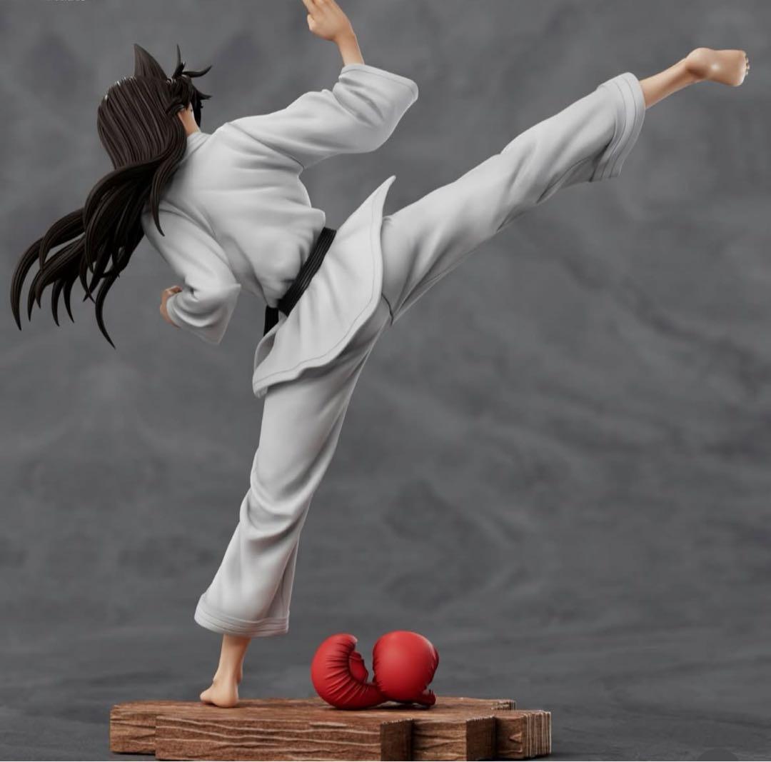 蘭空手アクションフィギュア キックポーズ 約30cm