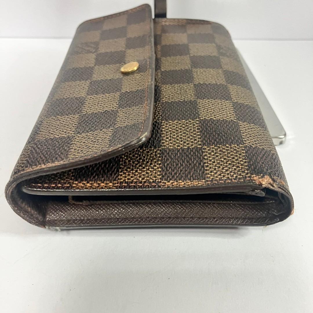 LOUIS VUITTON ポルト トレゾールエテュイパピエ ダミエ エベヌ