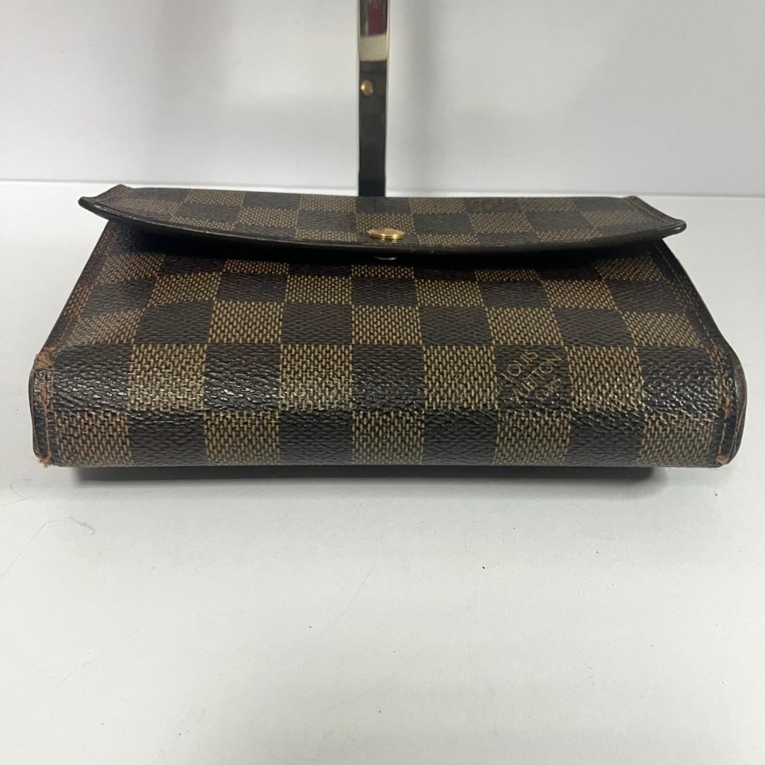 LOUIS VUITTON ポルト トレゾールエテュイパピエ ダミエ エベヌ
