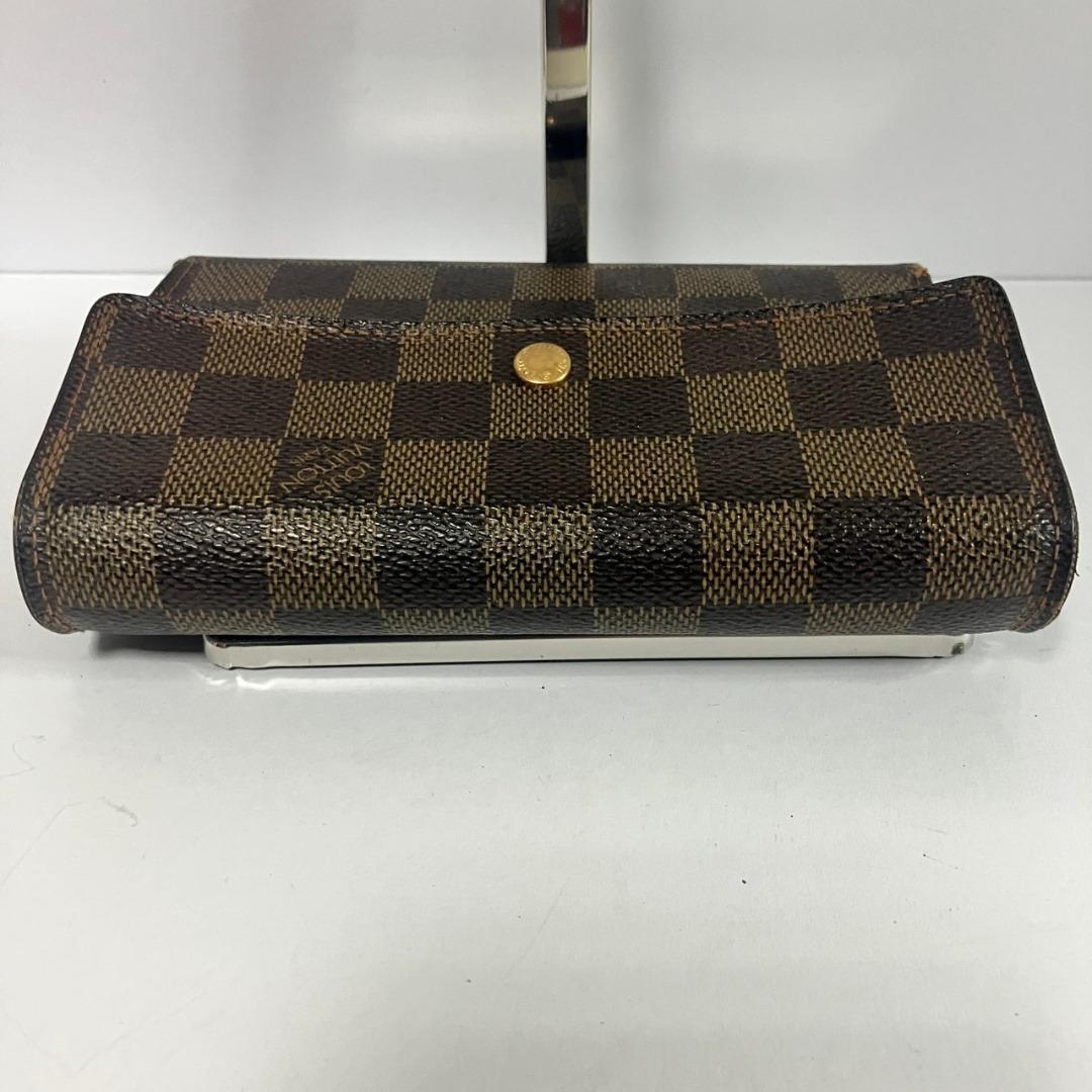 LOUIS VUITTON ポルト トレゾールエテュイパピエ ダミエ エベヌ