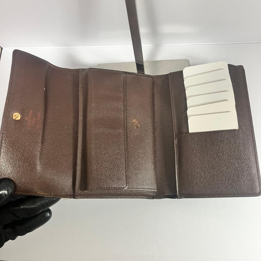 LOUIS VUITTON ポルト トレゾールエテュイパピエ ダミエ エベヌ