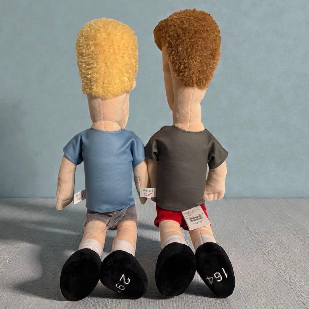 限定700体BEAMS/NICI【別注】ビーバス＆バットヘッド ぬいぐるみ 2体