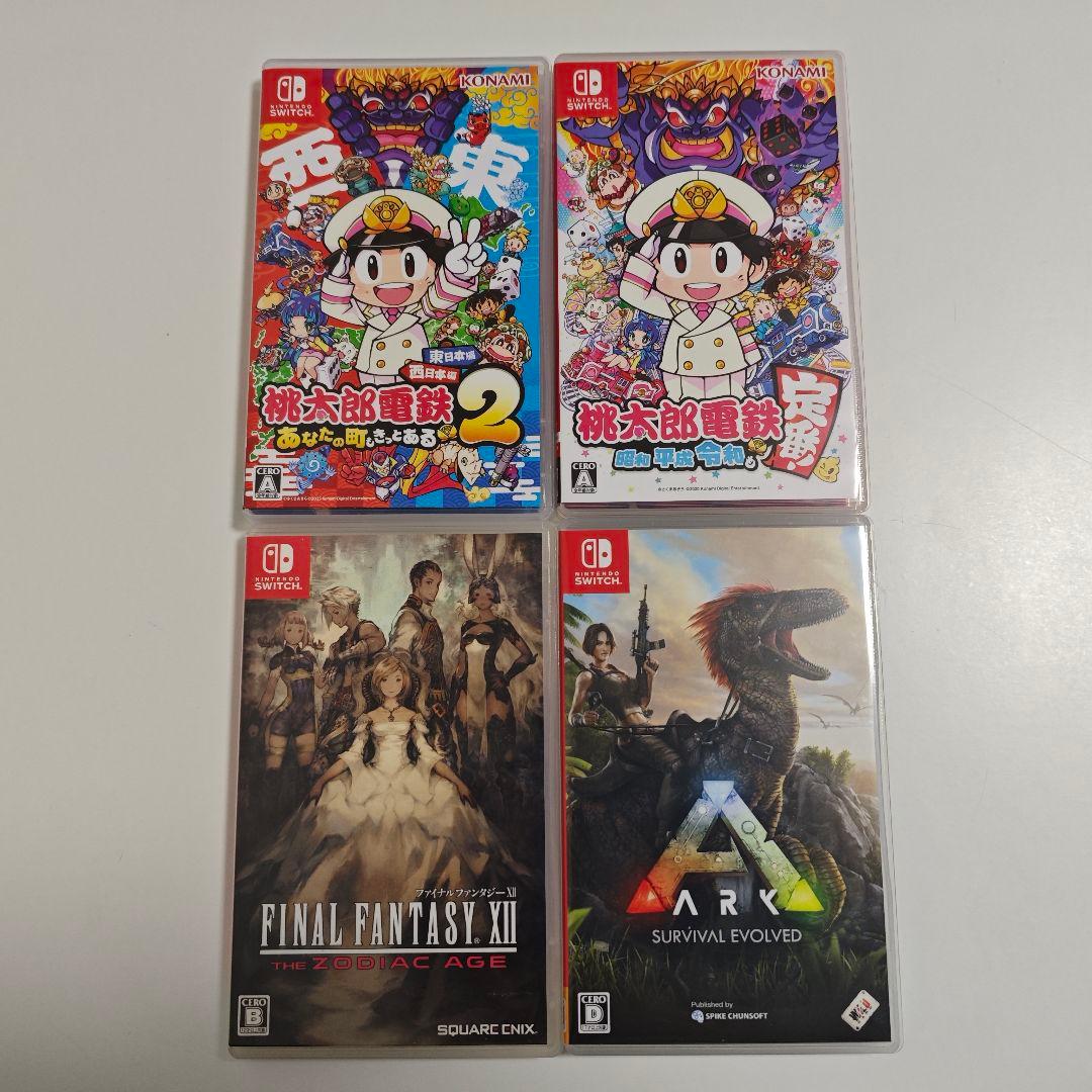 Nintendo Switch ソフト４本セット 桃鉄2/桃鉄/ARK/FF12