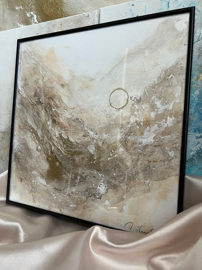 原画/額装済み/和風/禅/絵画/アート/抽象画/ニュアンス/モダン/ホテル/内装