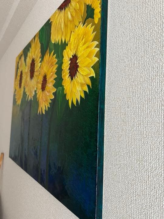 絵画｜油絵｜Sunflowers｜ひまわり｜Interior art