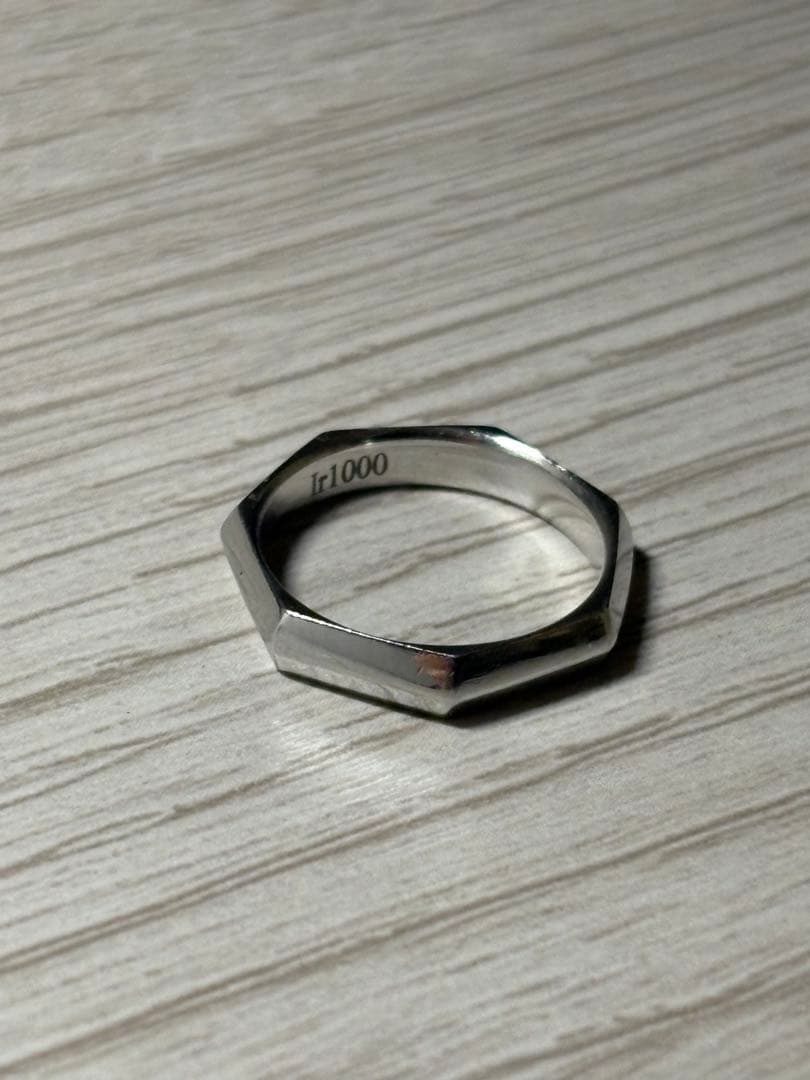 Ir1000 イリジウム 指輪 10号リング 5.539g 希少素材 貴金属