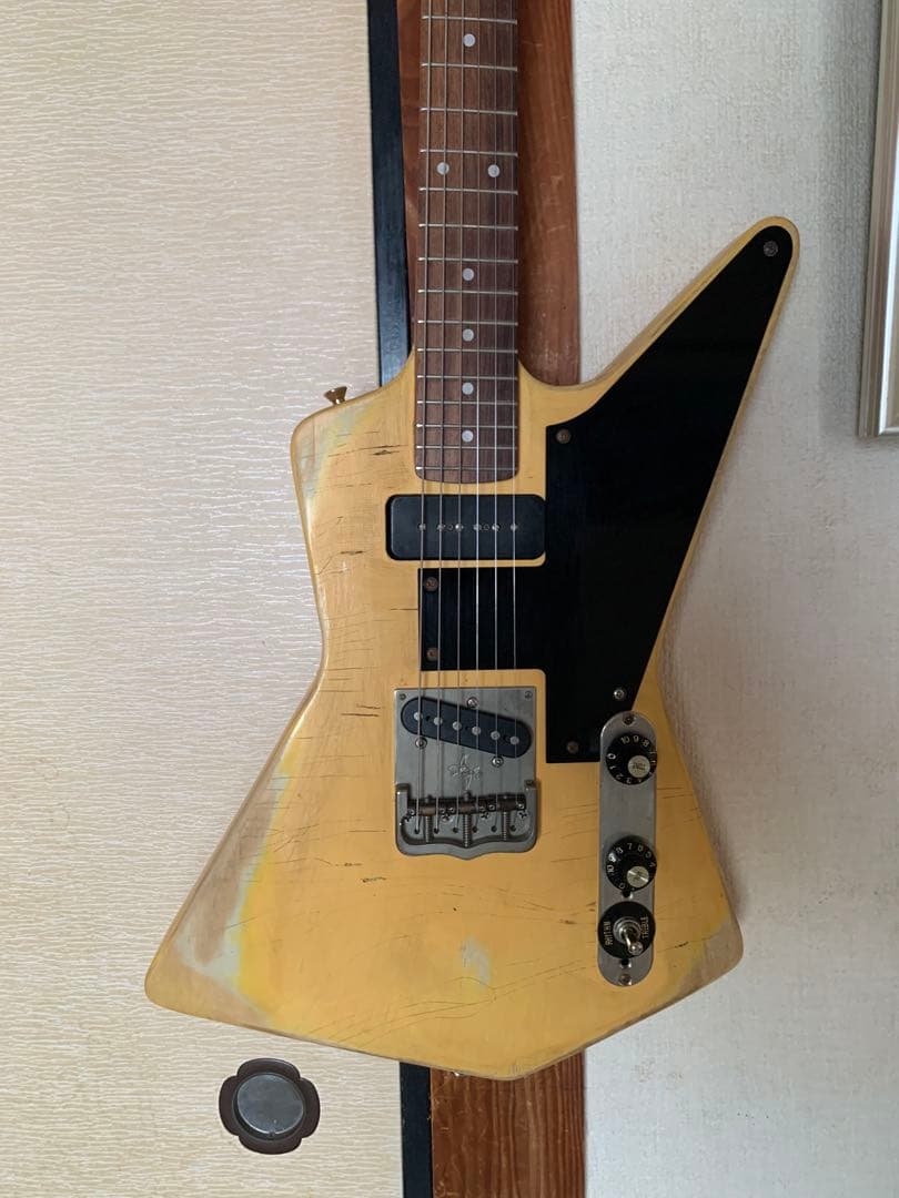 エクスプローラーエルボーカット　テレキャスター　ノーブランドP-90 レリック