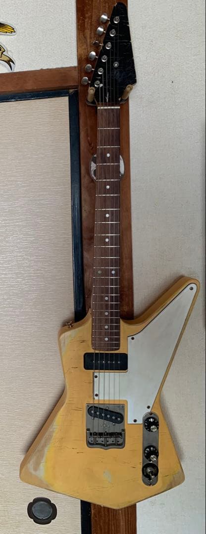 エクスプローラーエルボーカット　テレキャスター　ノーブランドP-90 レリック