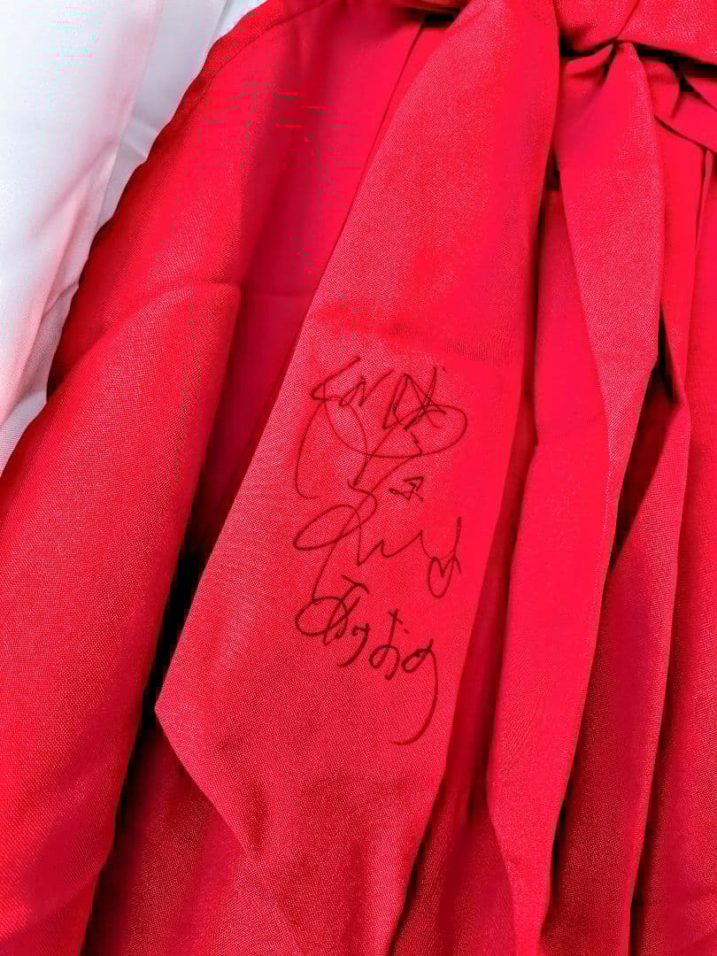 杉原杏璃 私物 愛用の巫女衣裳＋ご本人着用チェキ付 直筆サイン入 希少品 超レア