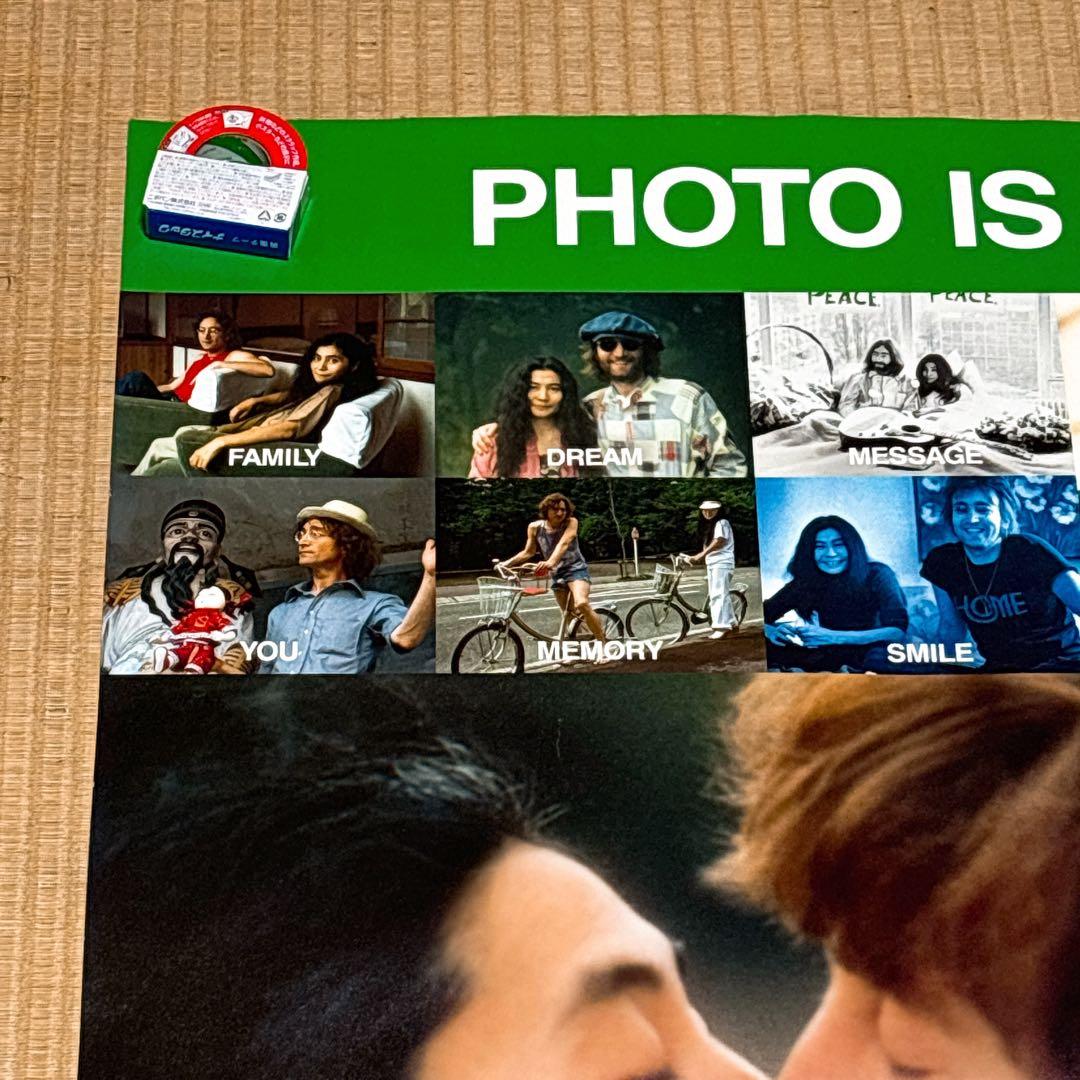 超希少　ジョンレノン＆オノヨーコ　FUJIFILM　富士フィルム 非売品ポスター