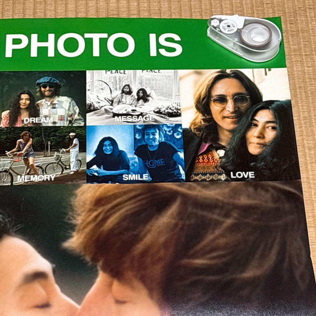 超希少　ジョンレノン＆オノヨーコ　FUJIFILM　富士フィルム 非売品ポスター