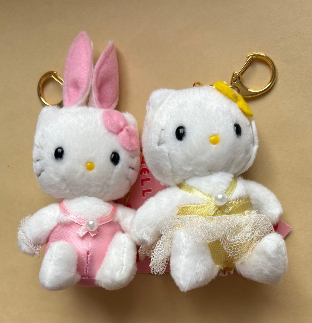 サンリオ　ハローキティ　キティ　マスコット　キーホルダー　バニー　希少品　当時物