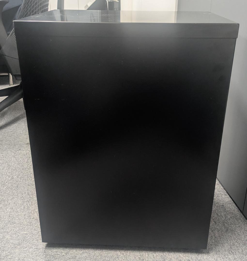 BISLEYスチールキャビネット8段BA3/8黒書類ケース