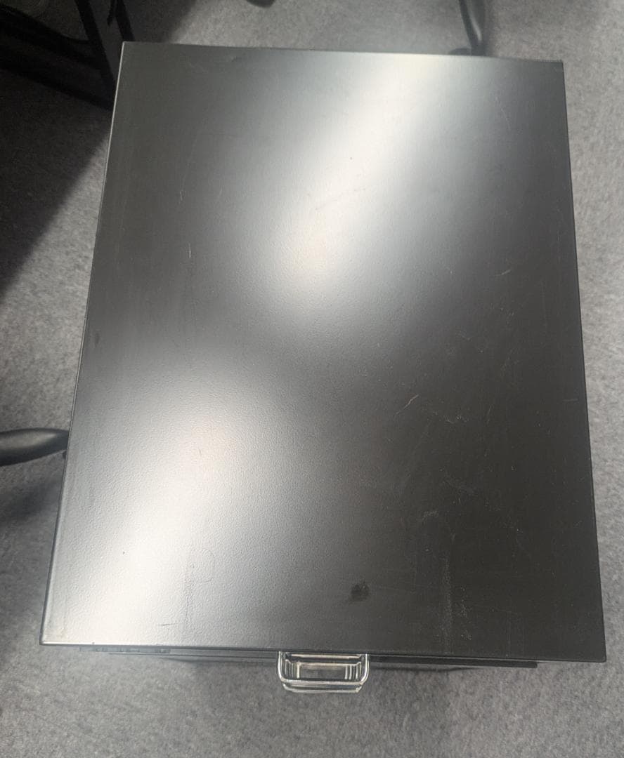 BISLEYスチールキャビネット8段BA3/8黒書類ケース