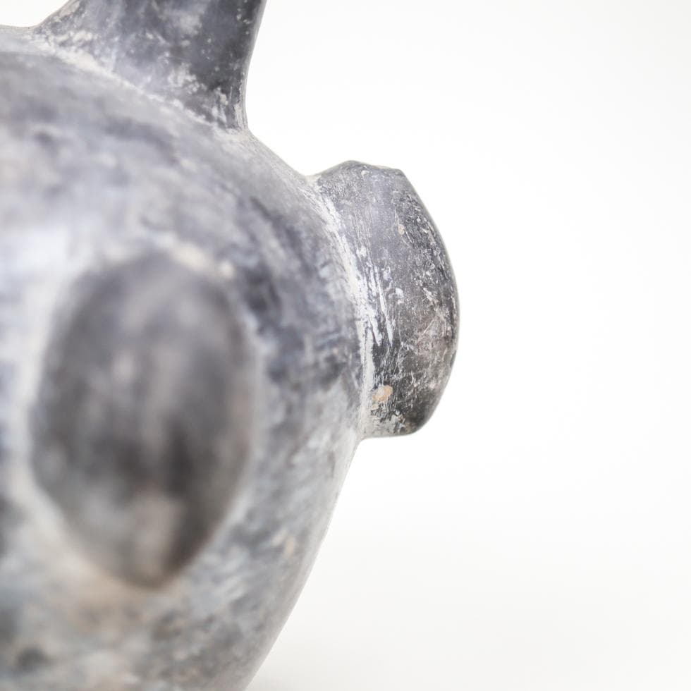 チムー文化 Chimu ペルー アンデス土器 鐙口壺