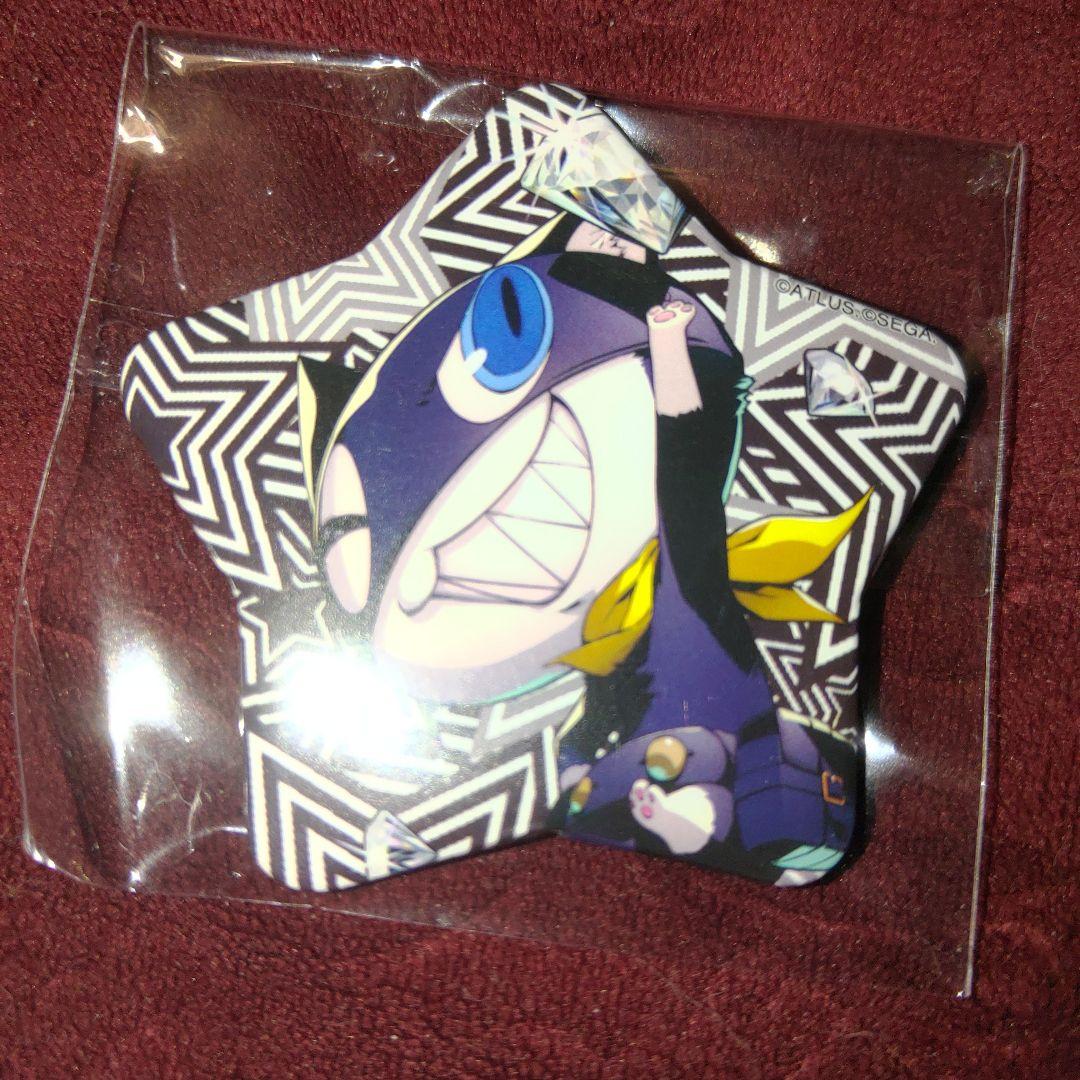 (5) ペルソナ5X 缶バッジ　アニマックスカフェ　モルガナ