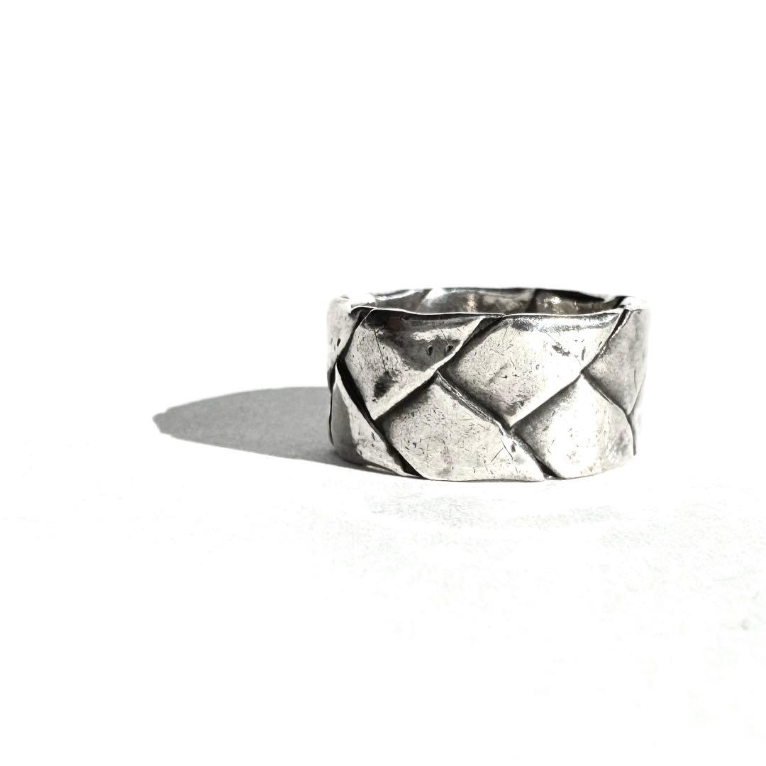 アクセサリー Mexcican Silver 925 Mesh Ring Vintage