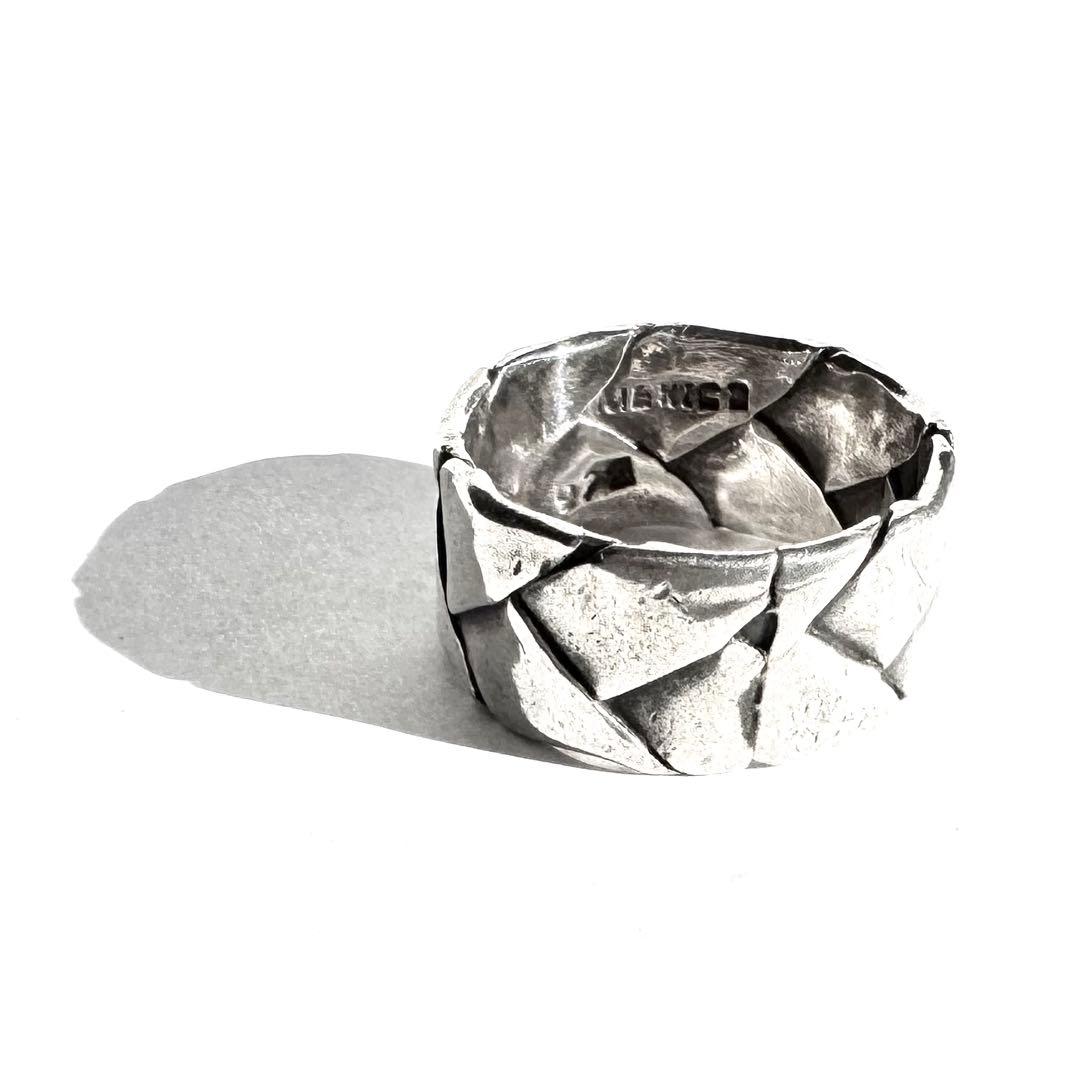 アクセサリー Mexcican Silver 925 Mesh Ring Vintage