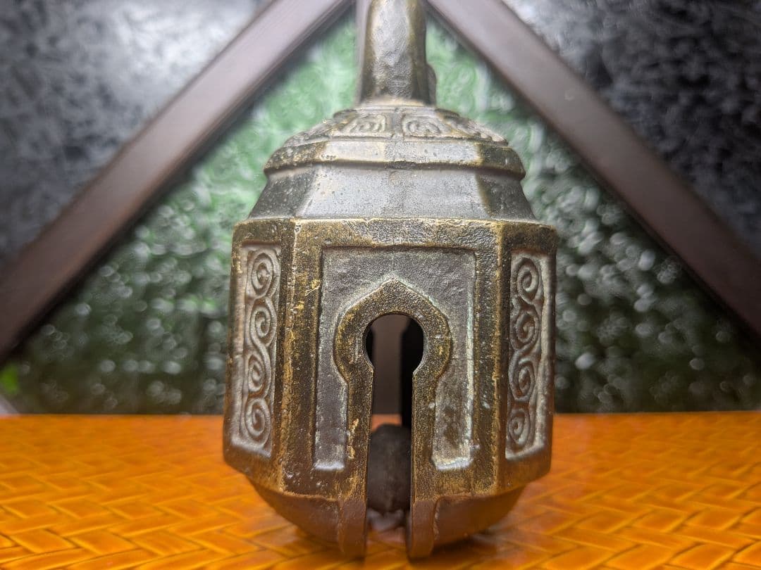 アンティーク 骨董品 オブジェ駅鈴 1925年JOAK NHKラジオ第一放送開局